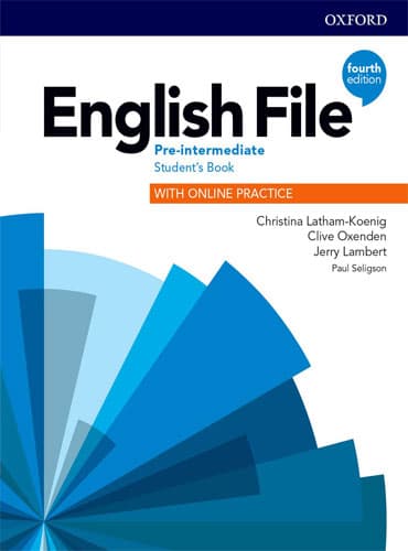 کتاب English File Pre-Intermediate (4th Edition) نسخه اورجینال
