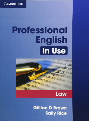 کتاب Professional English in Use law