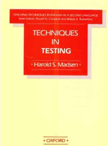 کتاب Techniques in Testing by  Harold S. Madsen