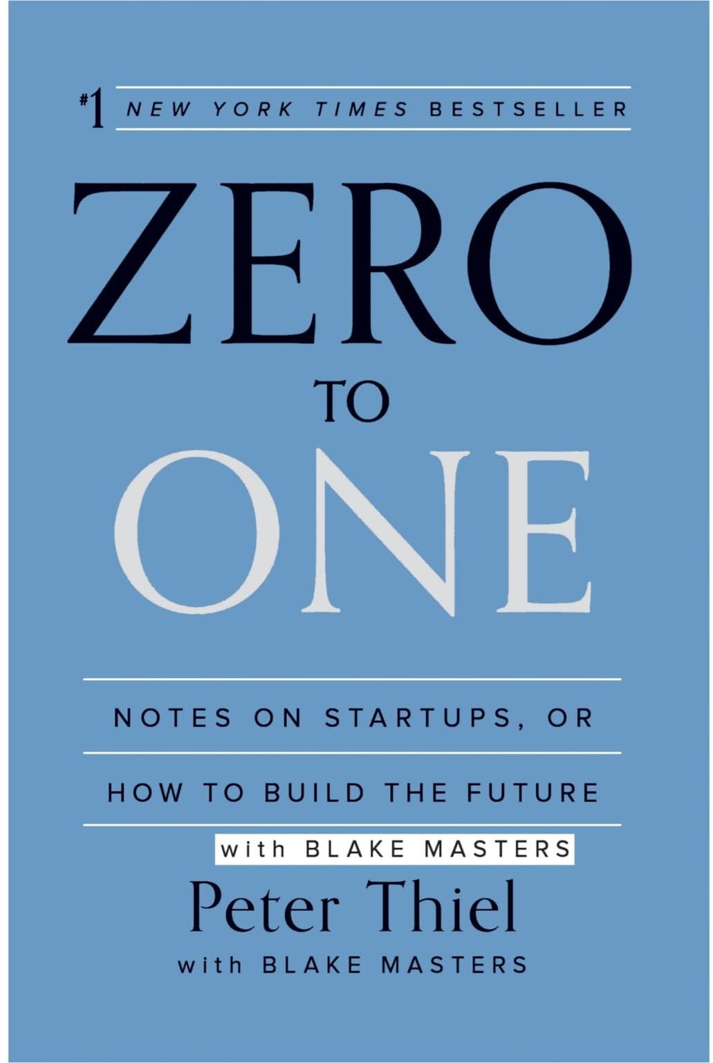 کتاب Zero To One by Peter Thiel