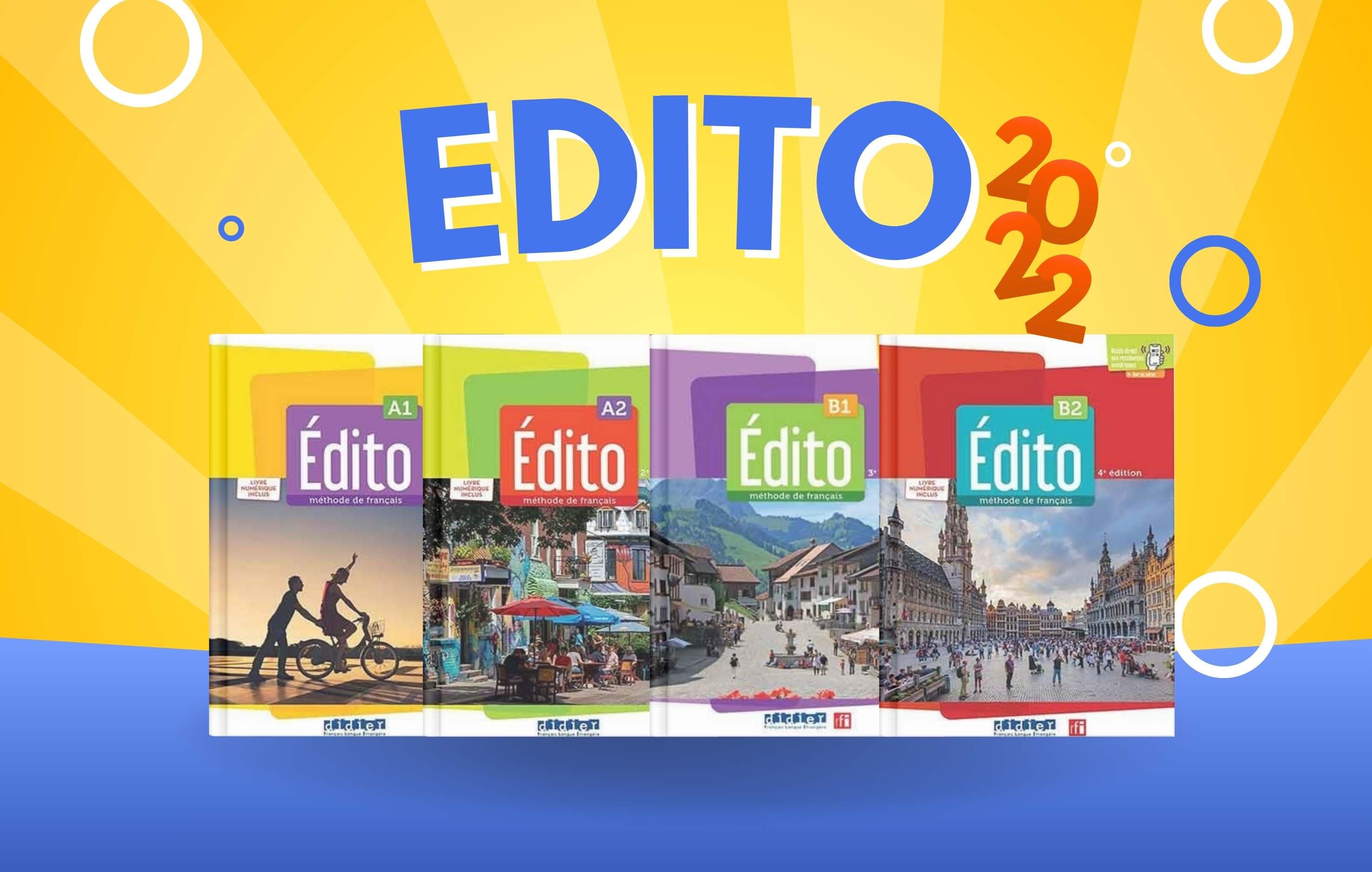 معرفی مجموعه Édito 2022 – جدیدترین منبع آموزش زبان فرانسه از سطح A1 تا B2