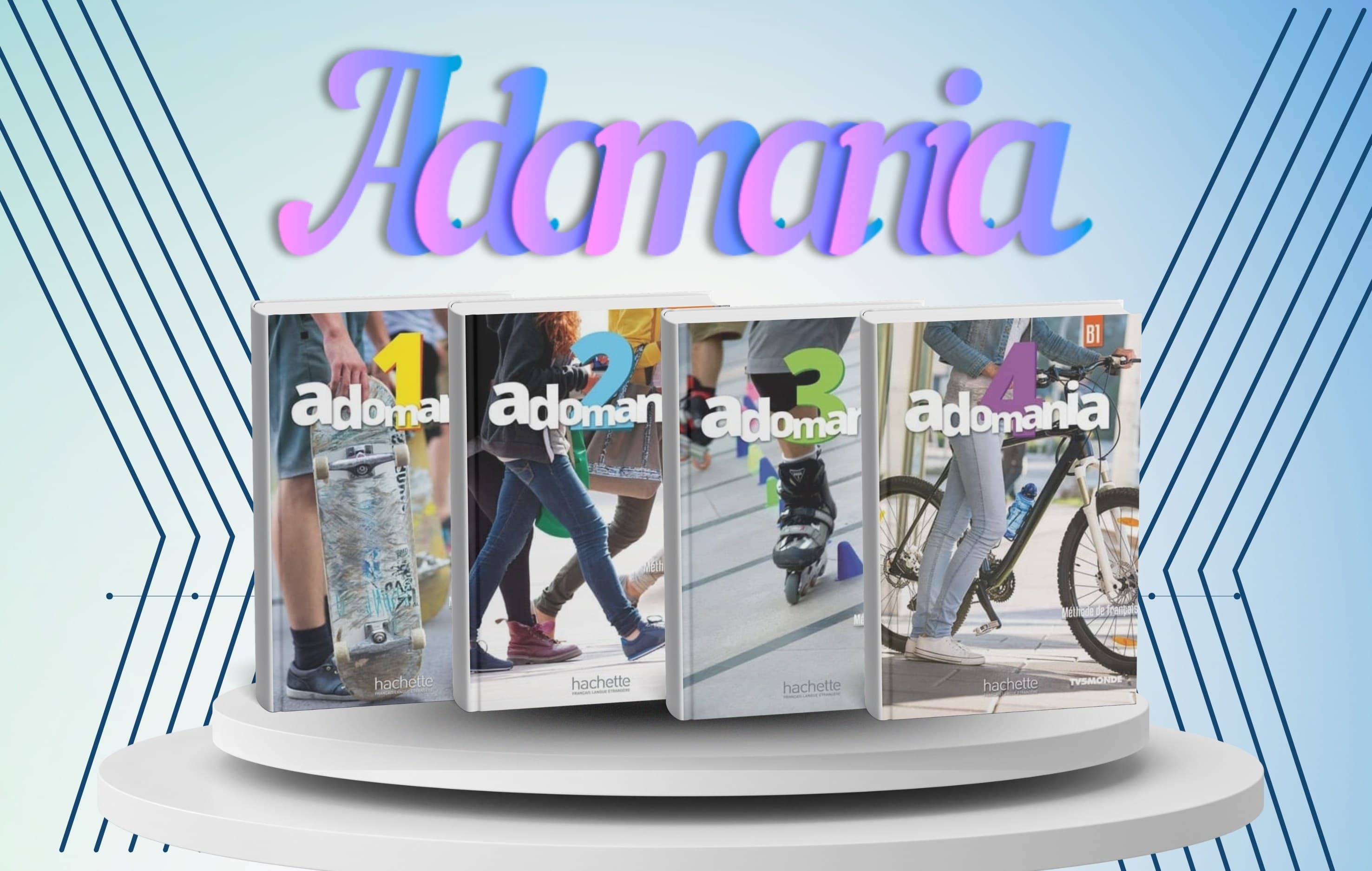 معرفی مجموعه Adomania، آموزش زبان فرانسه ویژه نوجوانان از سطح مبتدی تا متوسط