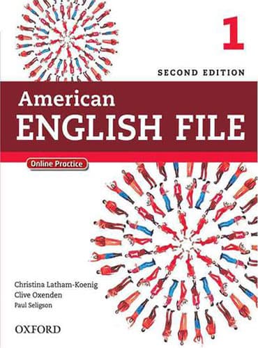 کتاب American English File 1 + Workbook (2nd Edition) وزیری