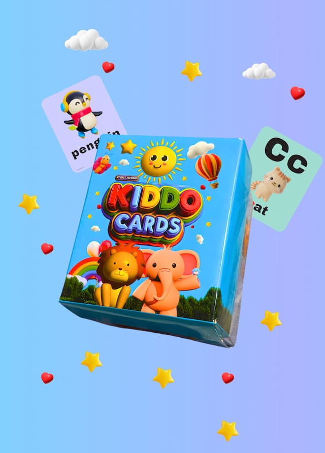 فلش کارت انگلیسی زبان مدرن / KIDDO CARDS