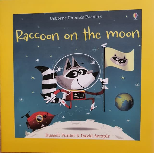 کتاب داستان Raccoon On The Moon