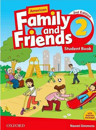 کتاب American Family and Friends 2 + WorkBook (2nd Edition) - رحلی نسخه صادراتی