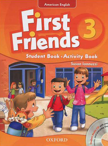 کتاب American First Friends 3 + Qr Code (سایز کوچک - وزیری)