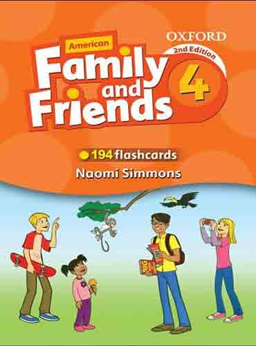 Flashcards American Family and Friends 4 Second Edition فلش کارت