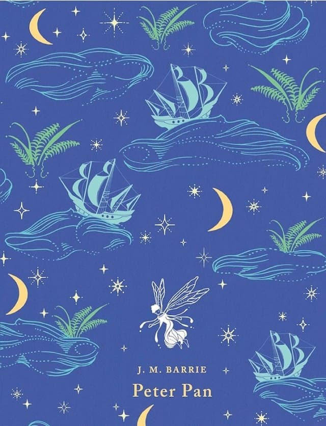 کتاب Peter Pan by J. M. Barrie جلد پارچه ای