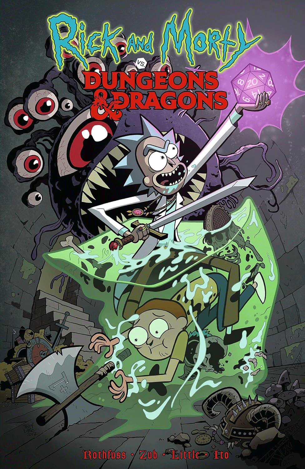 Rick and Morty vs. Dungeons and Dragons by Patrick Rothfuss کمیک
