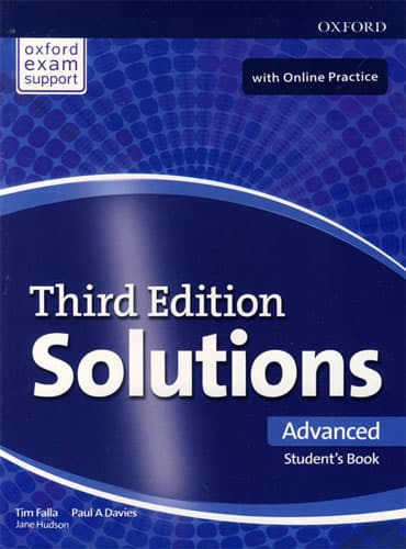 کتاب Solutions Advanced + Workbook (3rd Edition) گلاسه
