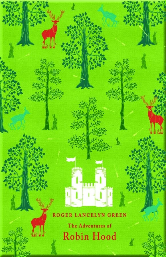 کتاب The Adventures of Robin Hood by Roger Lancelyn Green جلد پارچه ای
