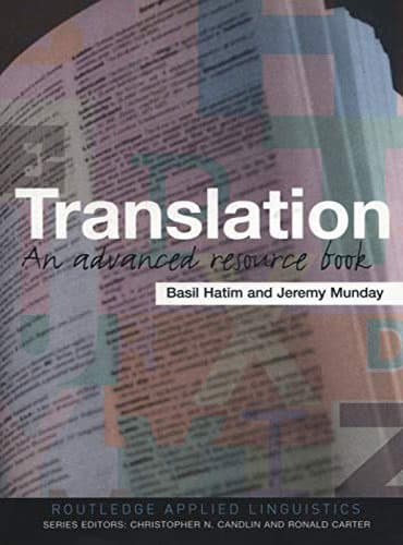 کتاب Translation: An Advanced Resource Book (Routledge Applied Linguistics)